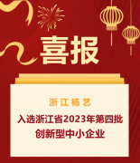 喜报|浙江CC网投入选浙江省2023年第四批创新型中小企业名单